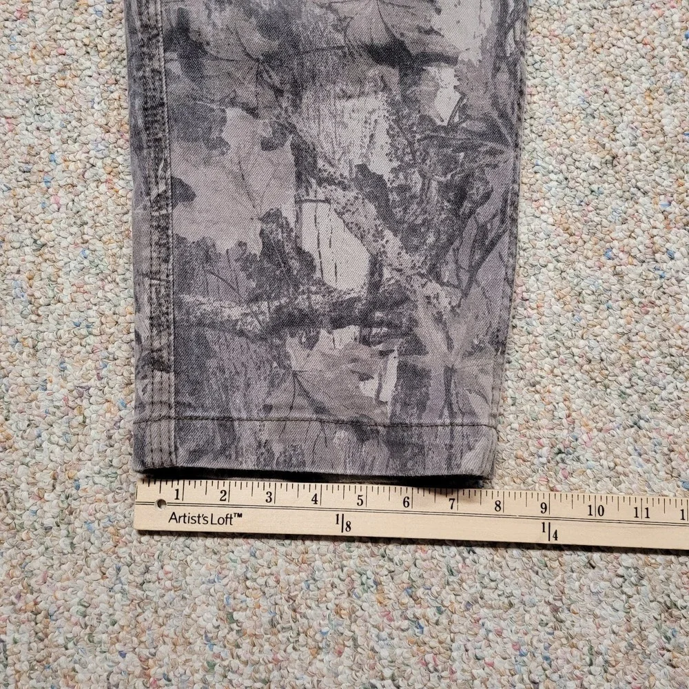 Hollister Baggy Pants Mens 28x30 Camo Double Knee Camouflage Y2K Hunting Outdoor